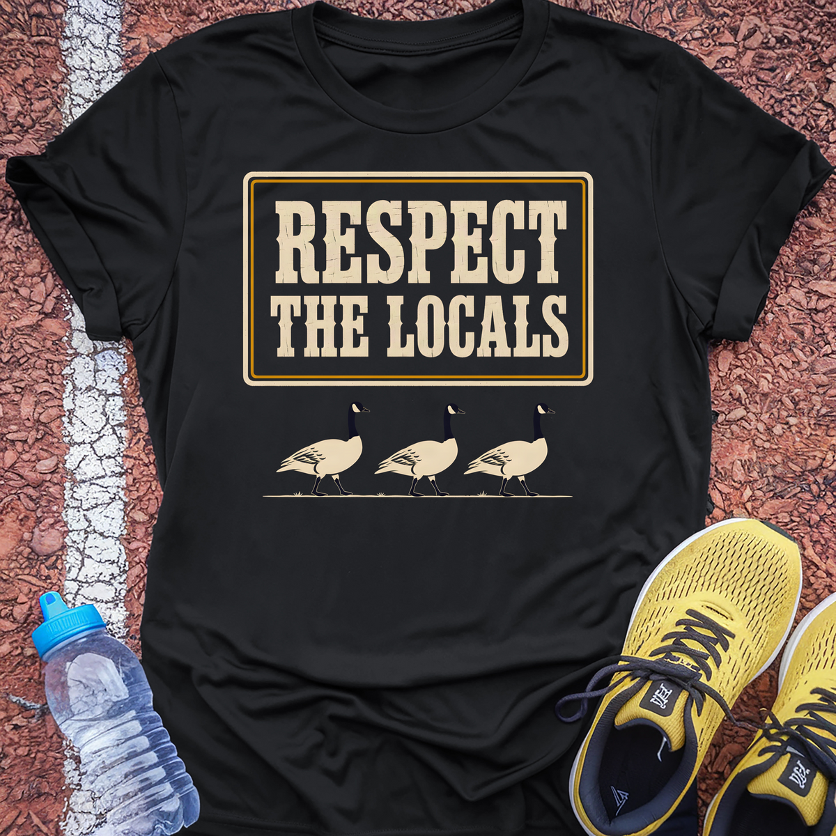 Respect the Locals T-Shirt - Black