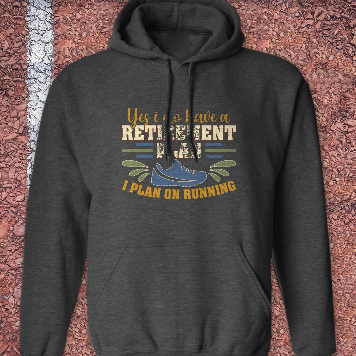 Retirement Hoodie - Dark Heather