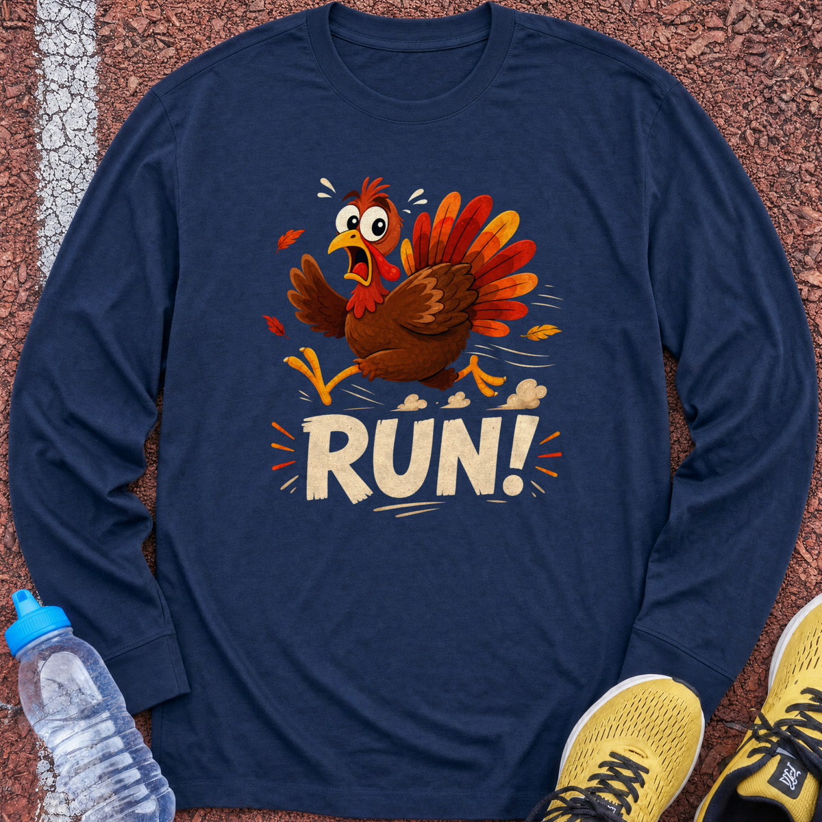 Run! Long Sleeve - Navy