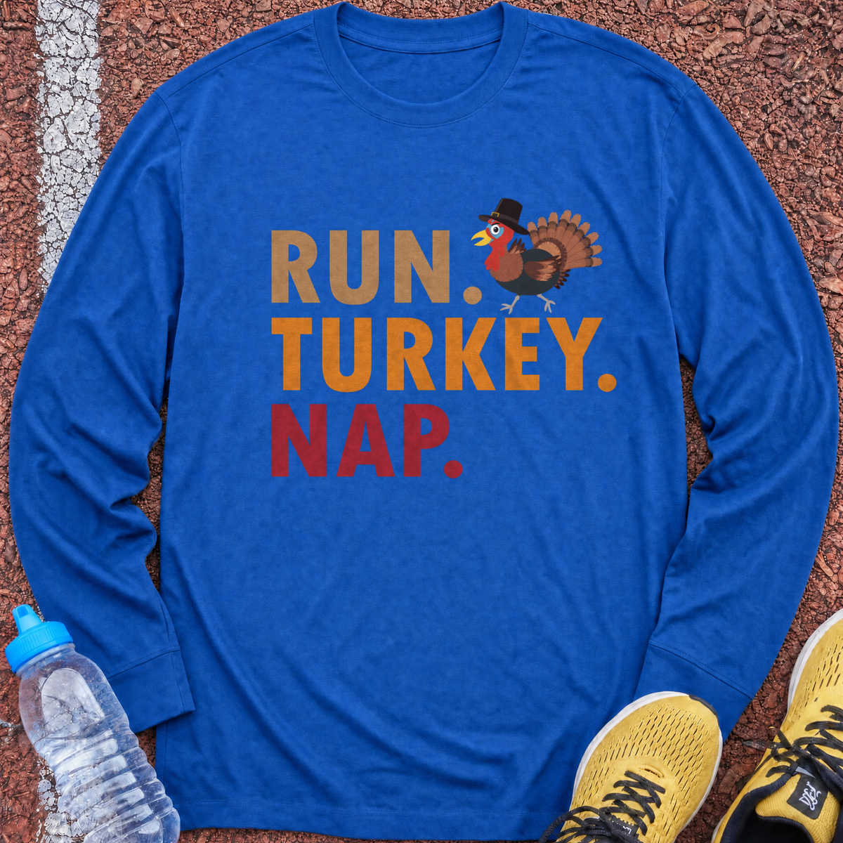 Run Turkey Nap Long Sleeve - Royal