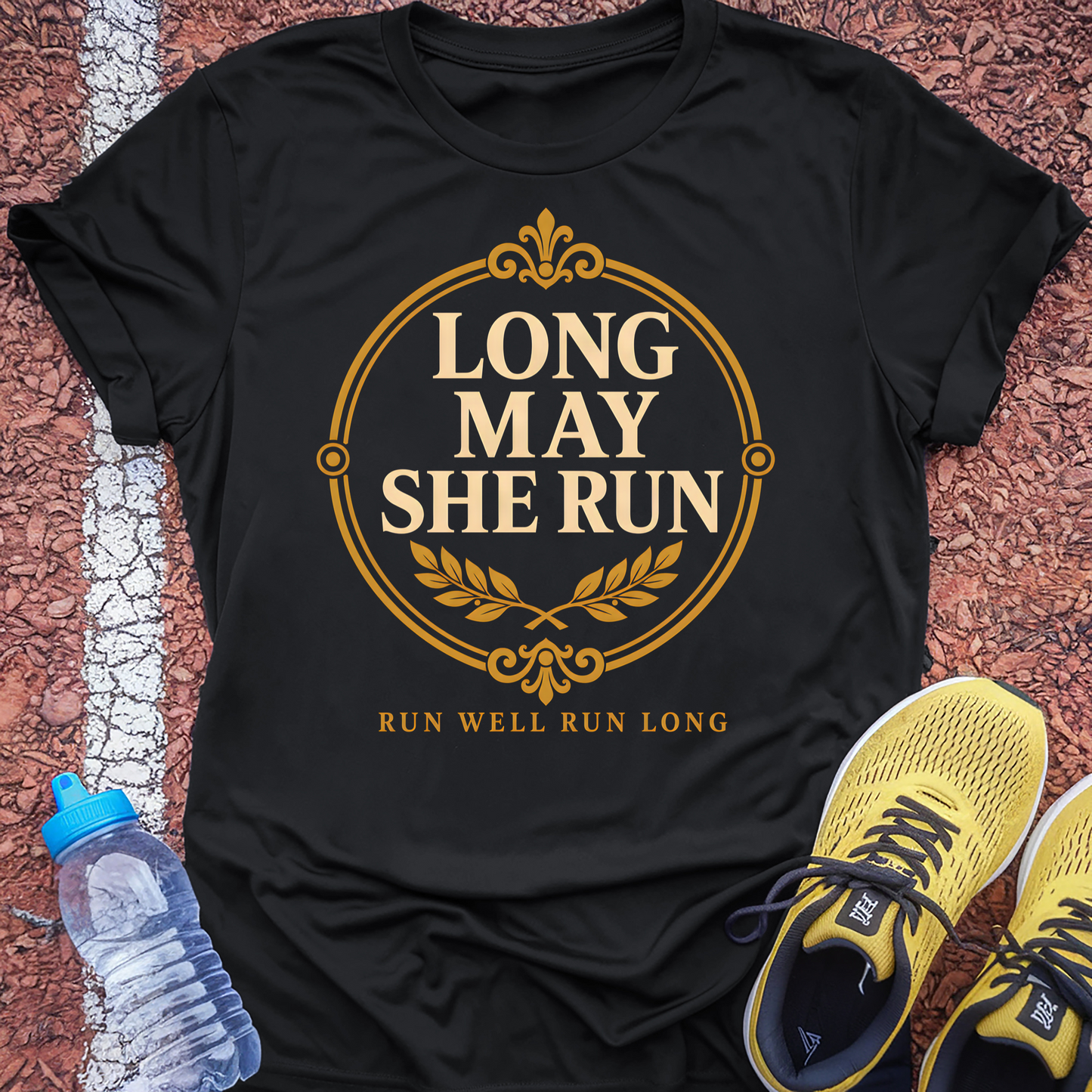 Run Well Run Long T-Shirt - Black