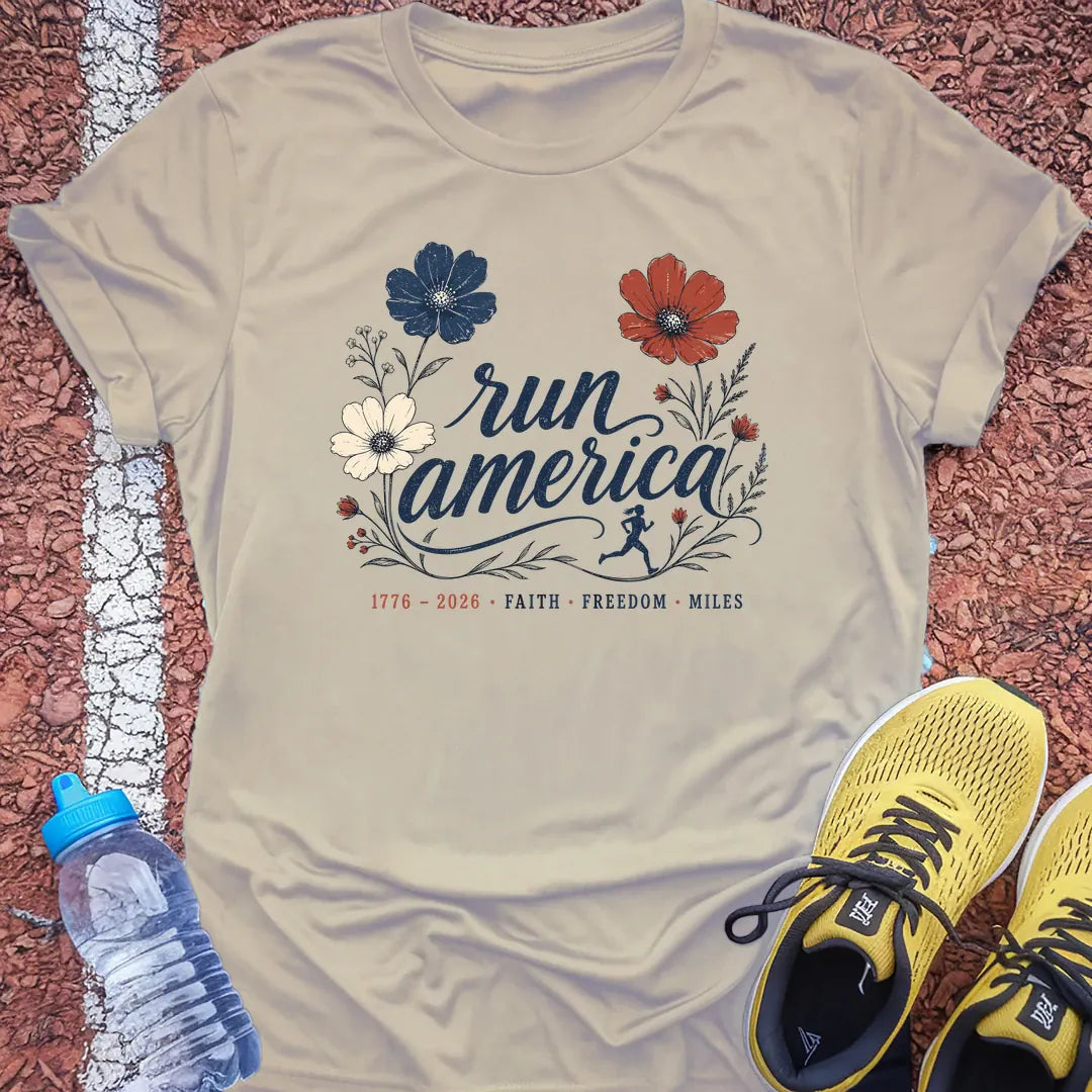 run america Tech Tee