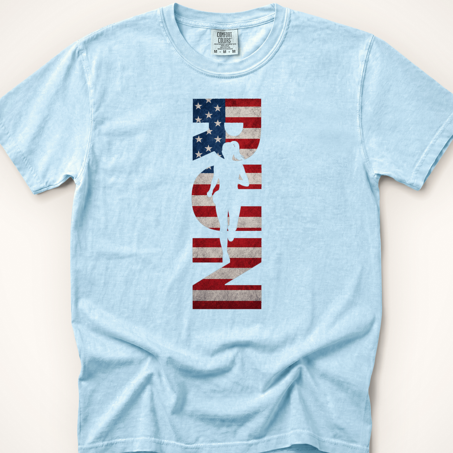 Running USA Girl CC - Chambray