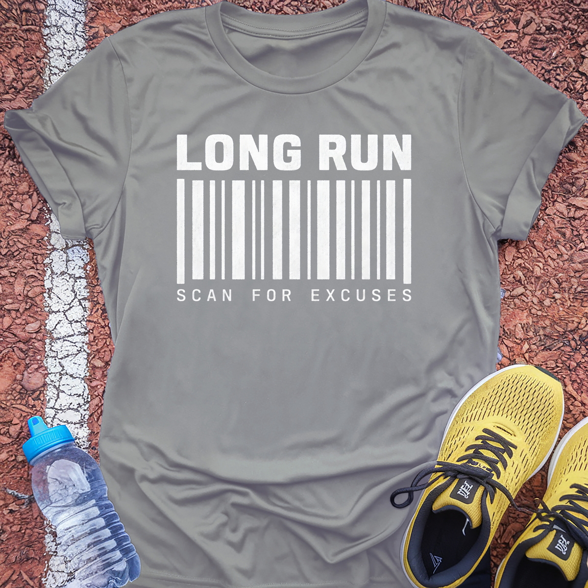 Scan For Excuses T-Shirt - Sport Grey