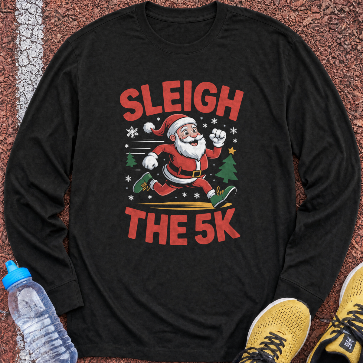 Sleigh the 5K Long Sleeve - Black