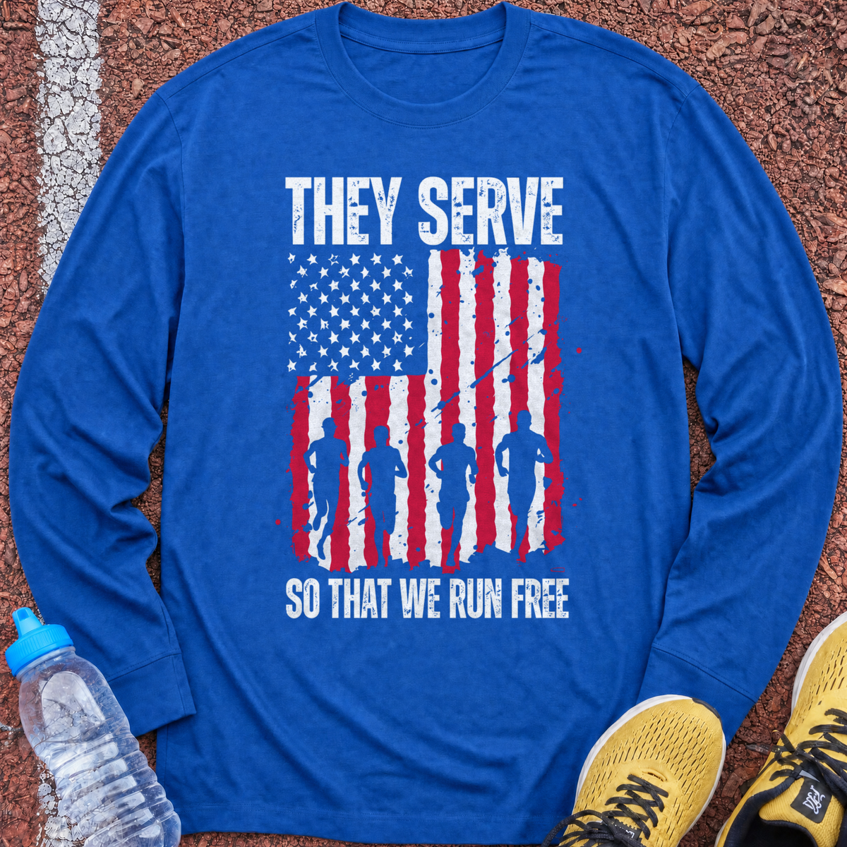 They Serve Long Sleeve - Royal