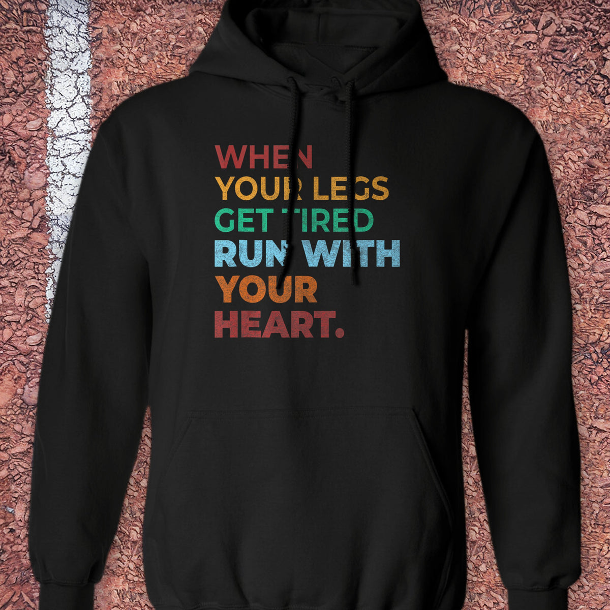 With Your Heart Hoodie - Black