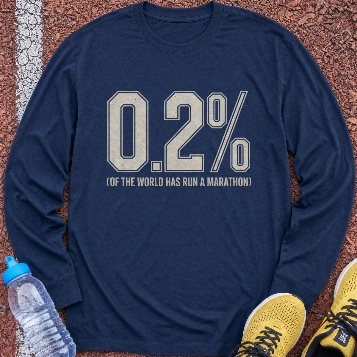 0.2% Long Sleeve - Navy
