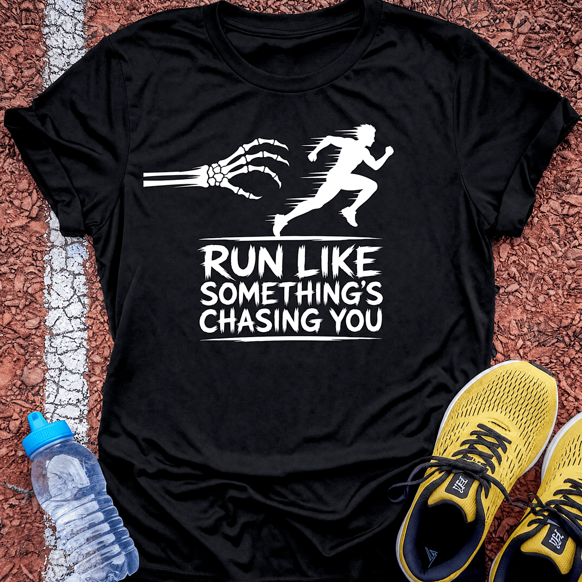 Run Like Something's Chasing You - Black