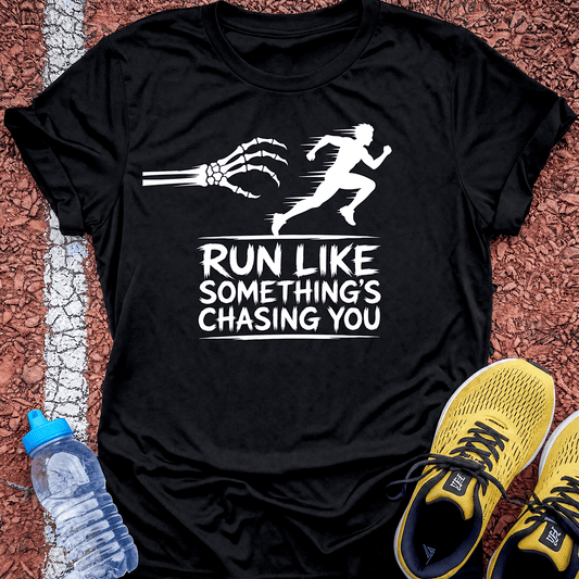 Run Like Something's Chasing You - Black