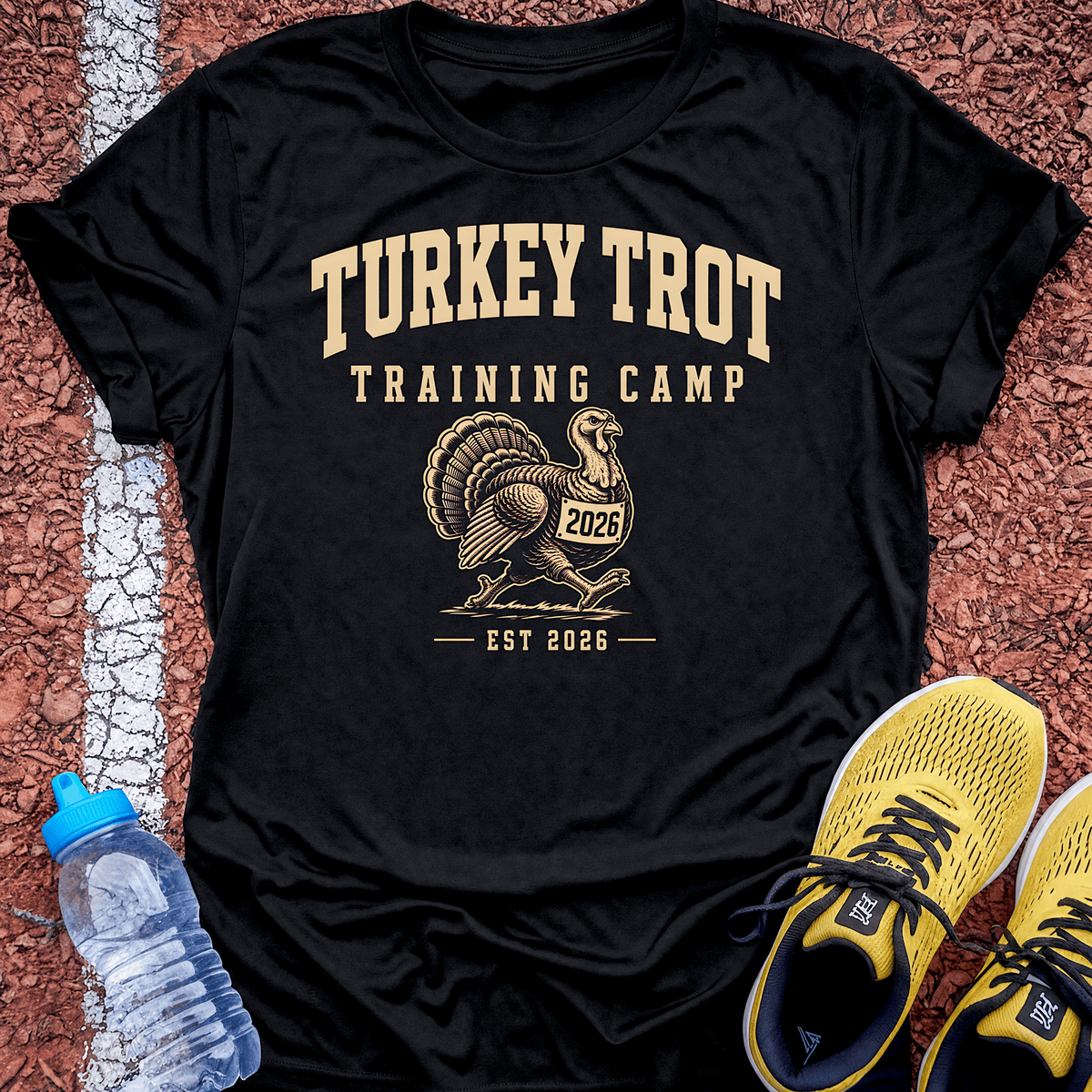 Turkey Trot T-Shirt - Black