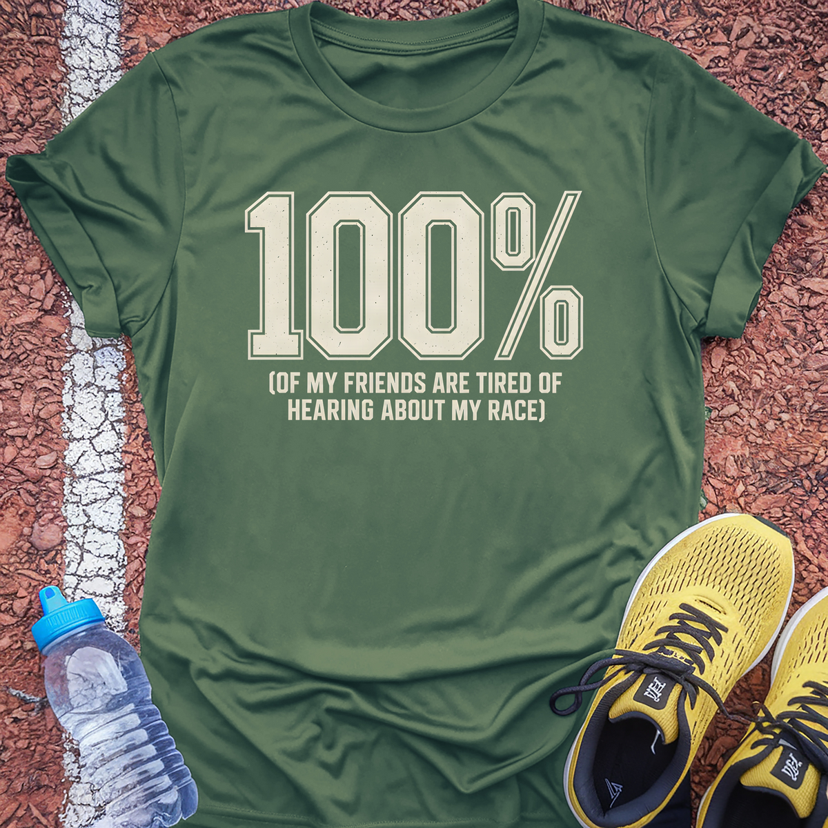 100 Percent T-Shirt - Military Green