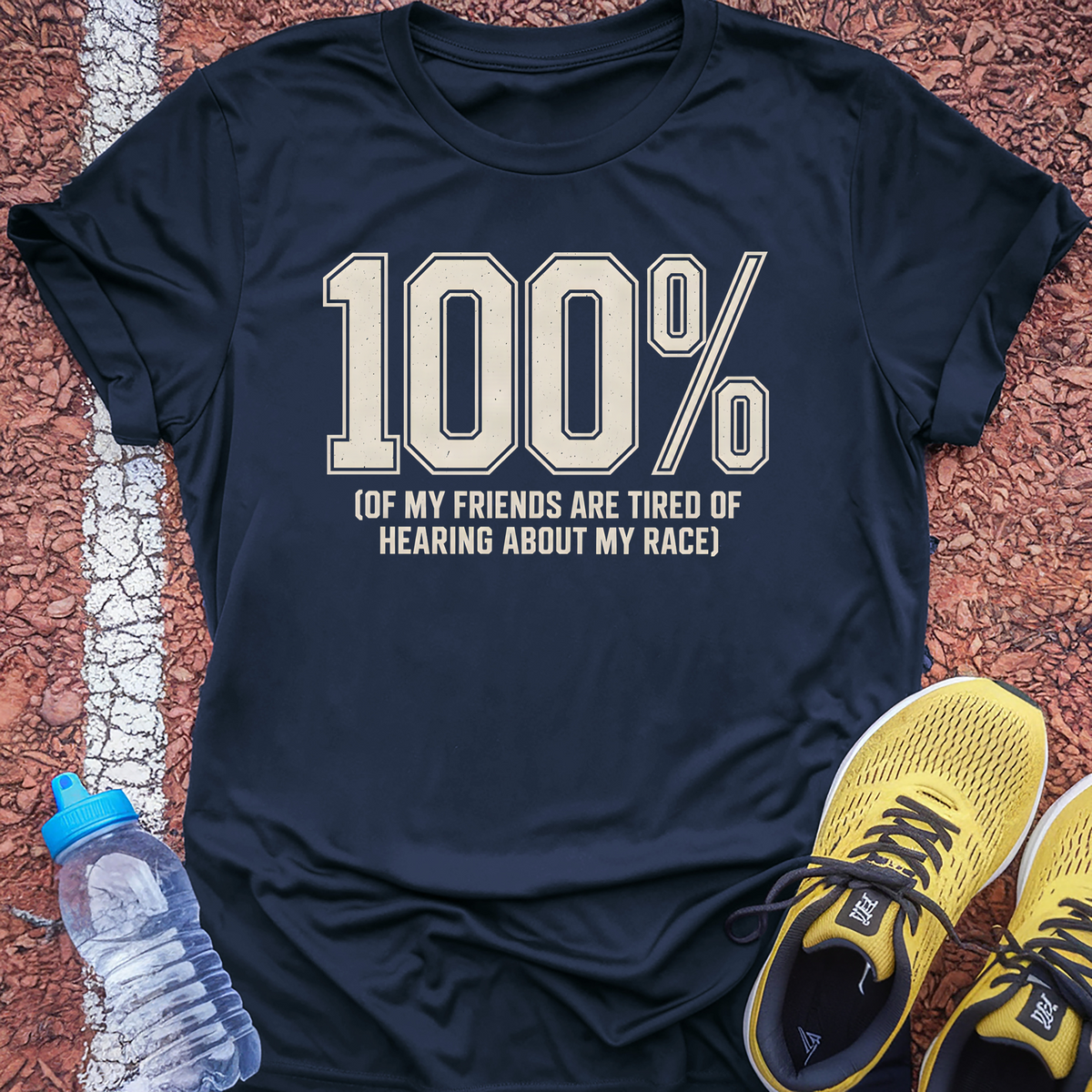 100 Percent T-Shirt - Navy