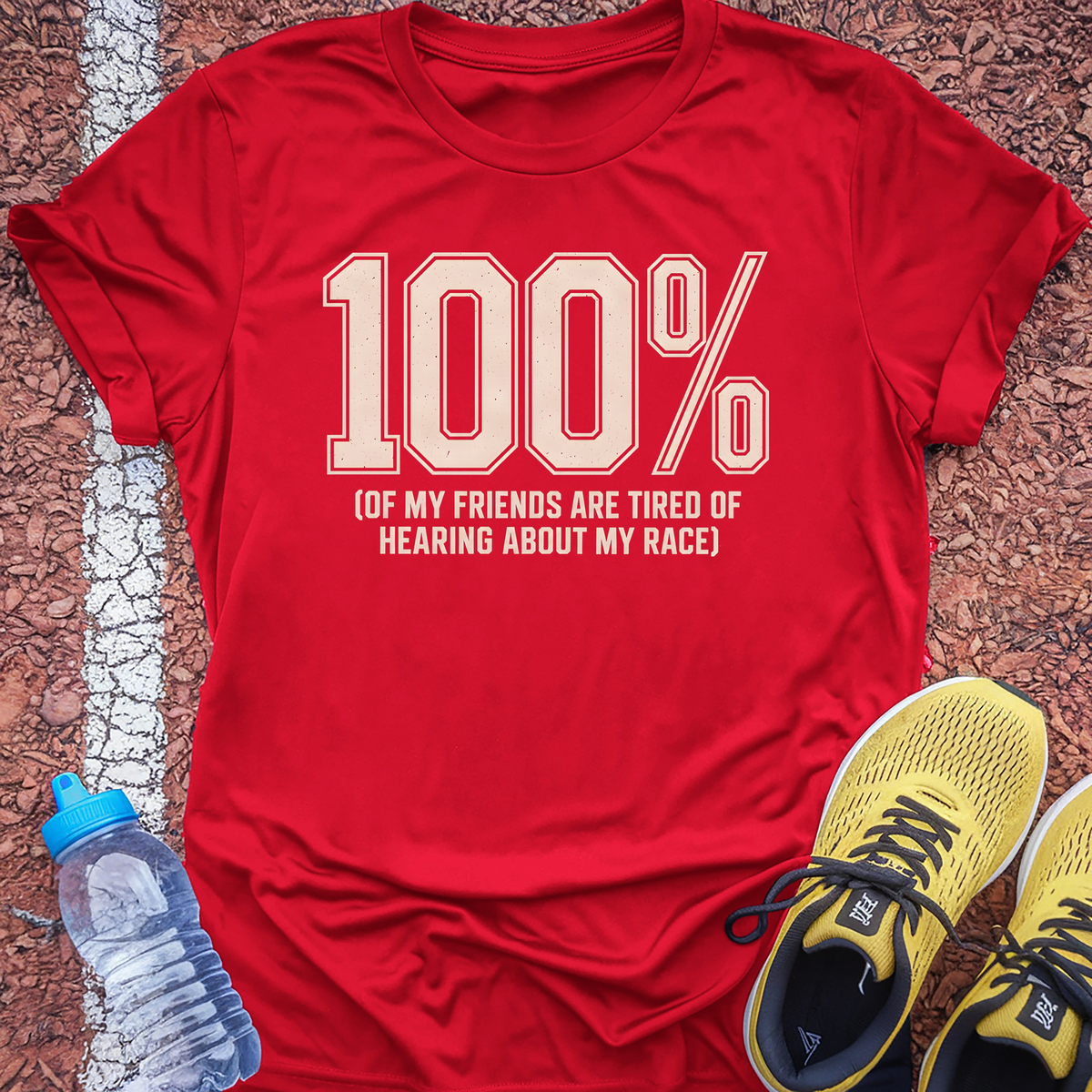 100 Percent T-Shirt - Red