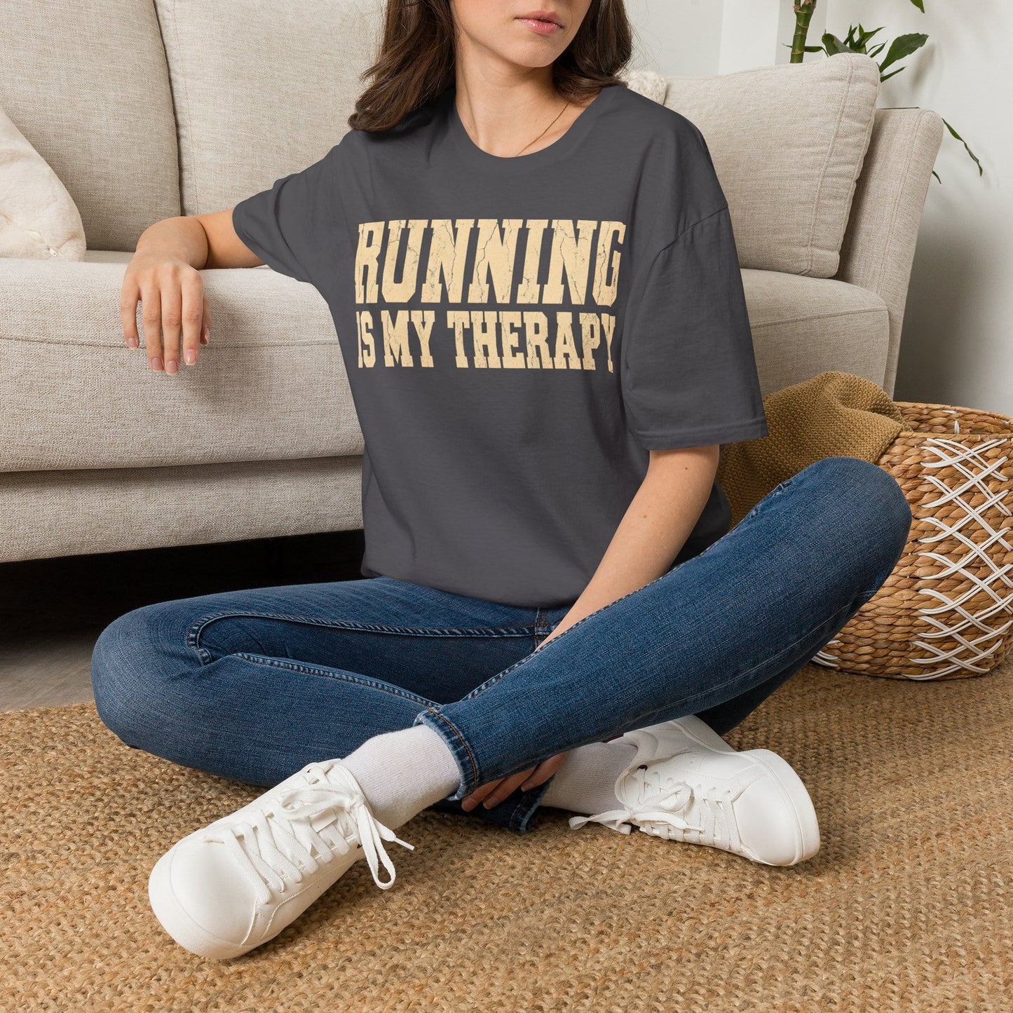 Running Is My Therapy T-Shirt