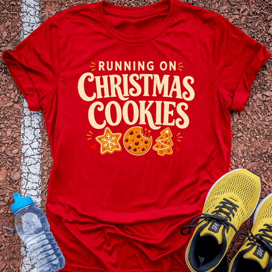 Running on Cookies T-Shirt - Red