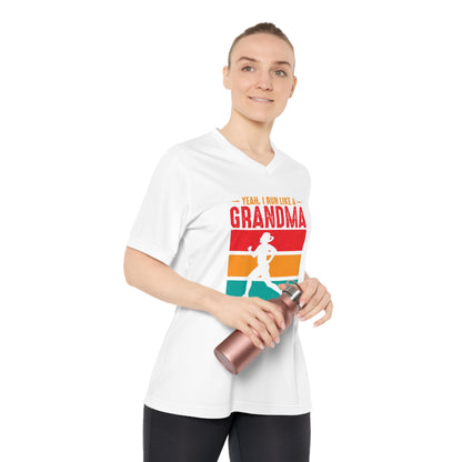 Grandma Women's V-Neck Tech Tee
