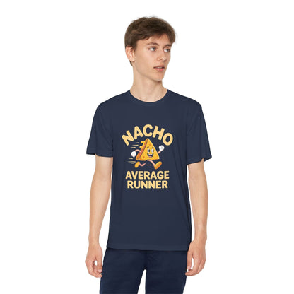 Nacho Average Runner Youth Tech Tee