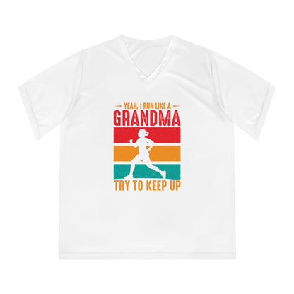 Grandma Women's V-Neck Tech Tee