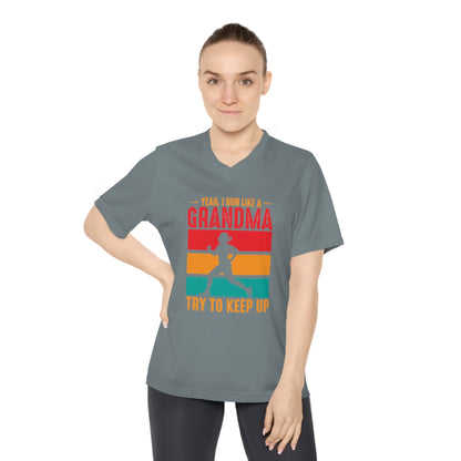 Grandma Women's V-Neck Tech Tee