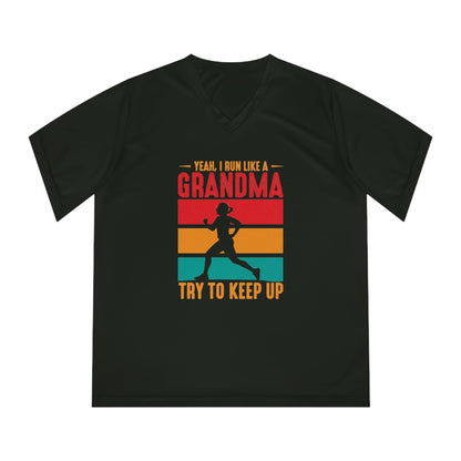 Grandma Women's V-Neck Tech Tee