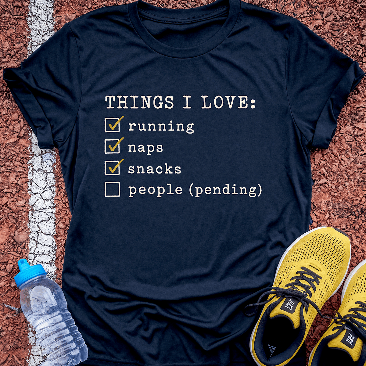 Things I Love T-Shirt - Navy