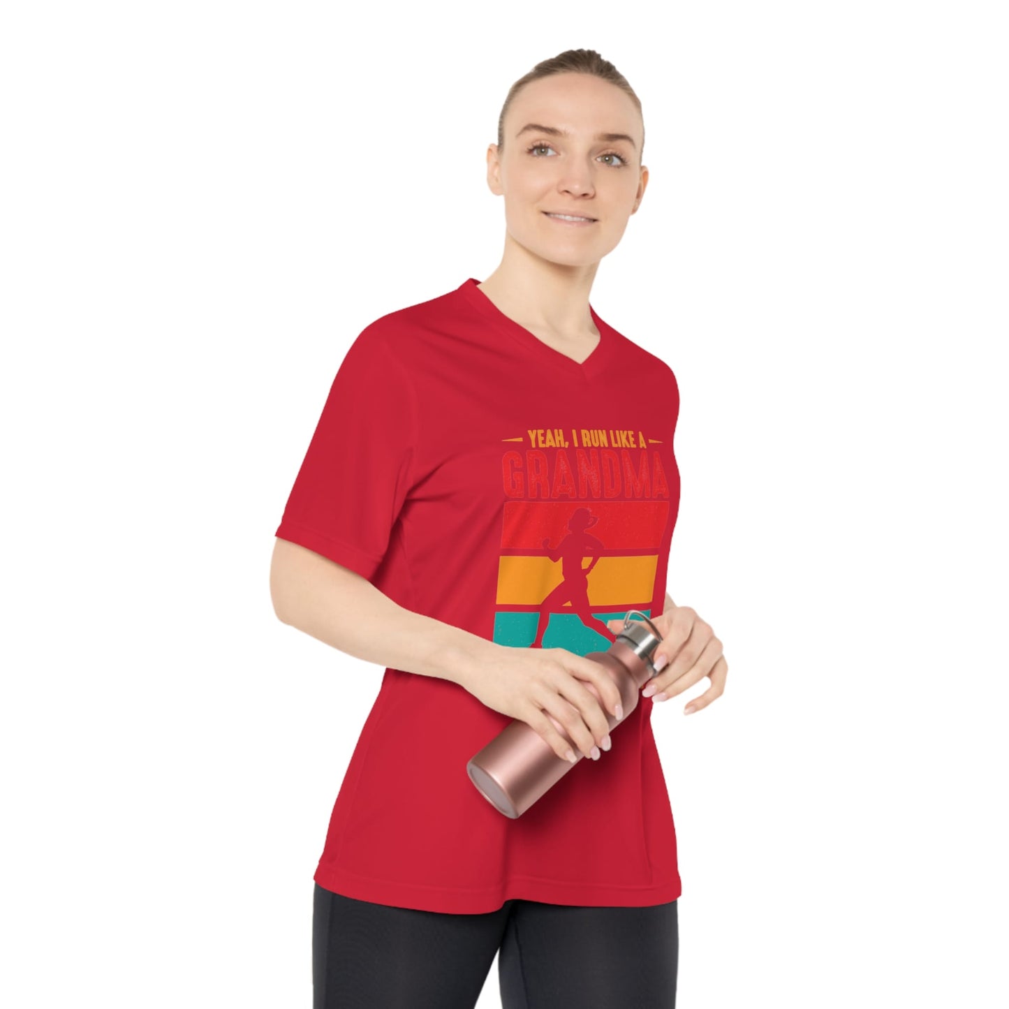 Grandma Women's V-Neck Tech Tee