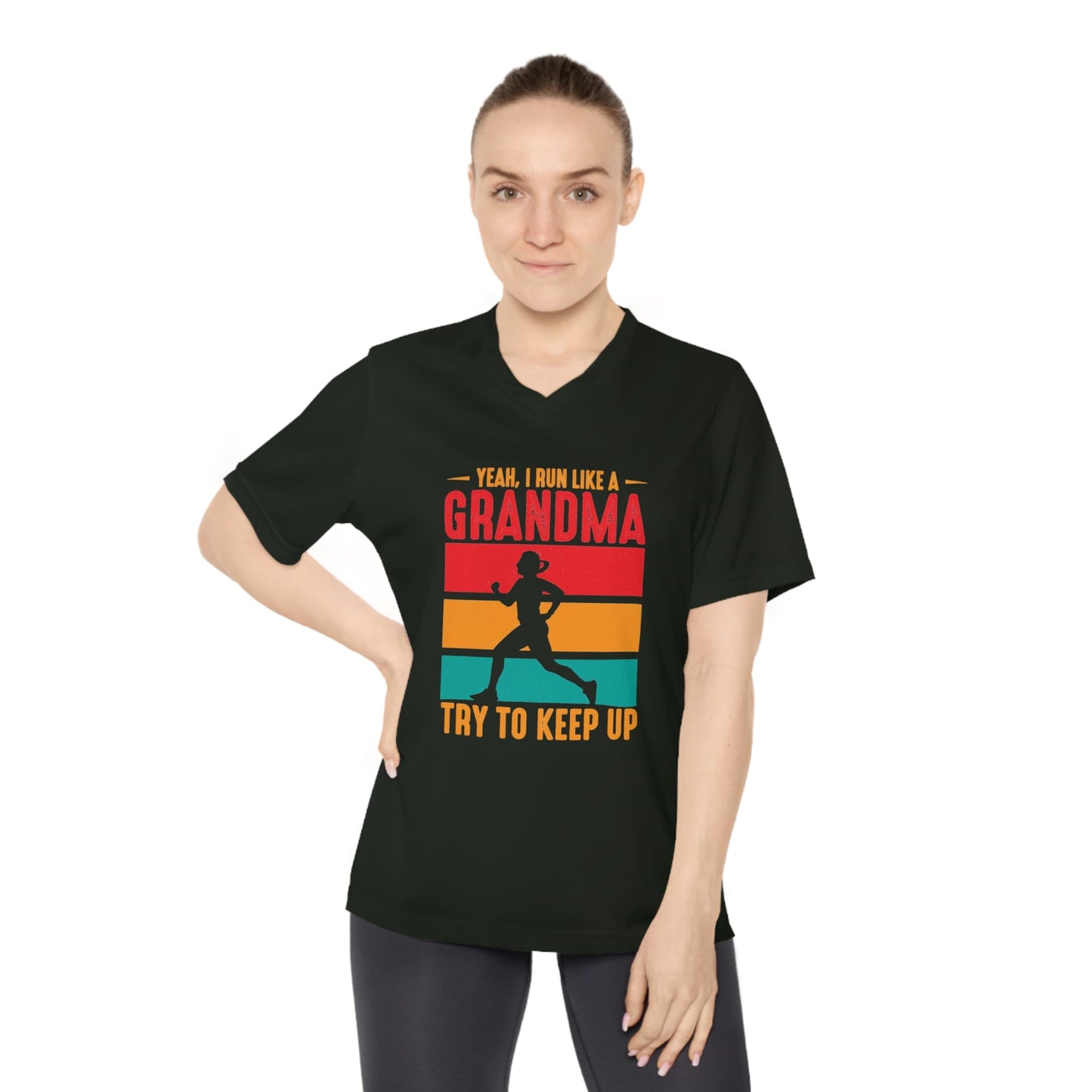 Grandma Women's V-Neck Tech Tee