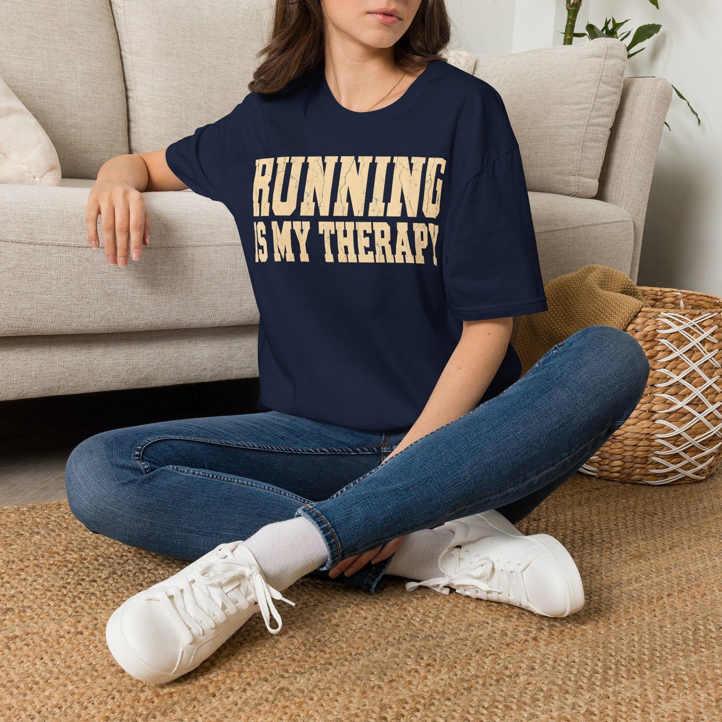 Running Is My Therapy T-Shirt