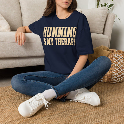 Running Is My Therapy T-Shirt