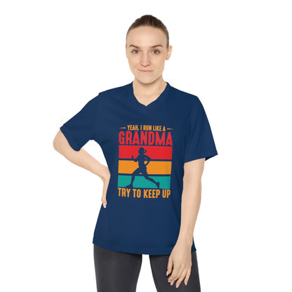 Grandma Women's V-Neck Tech Tee