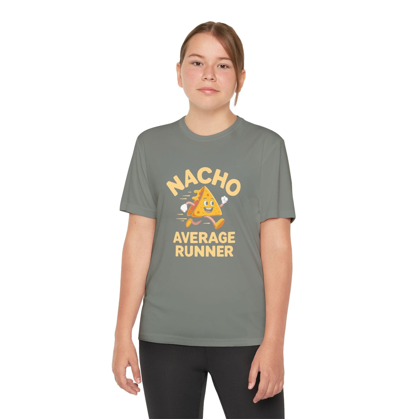 Nacho Average Runner Youth Tech Tee