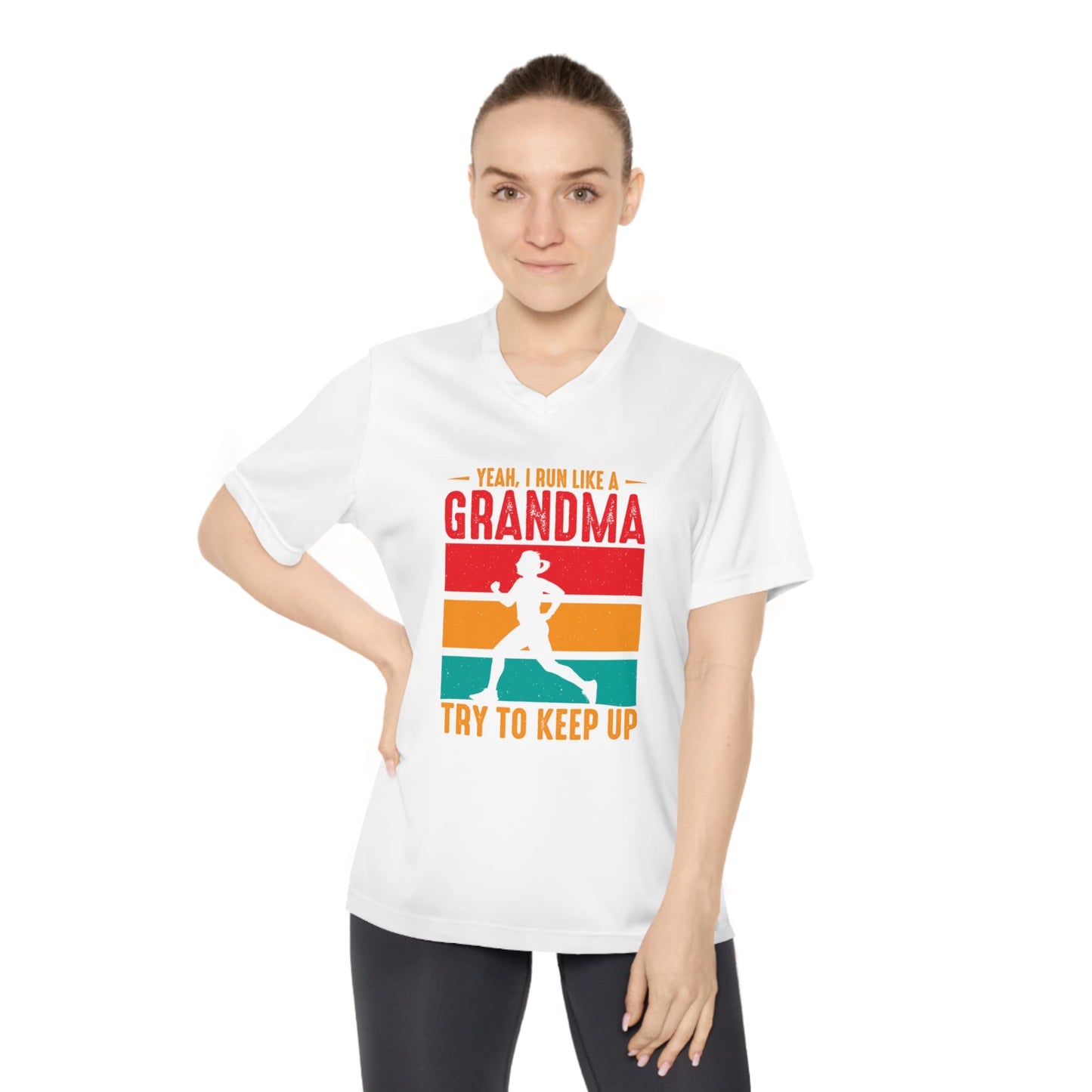 Grandma Women's V-Neck Tech Tee