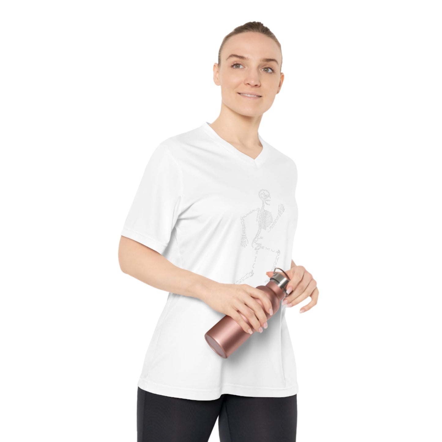 Bones Women's V-Neck Tech Tee