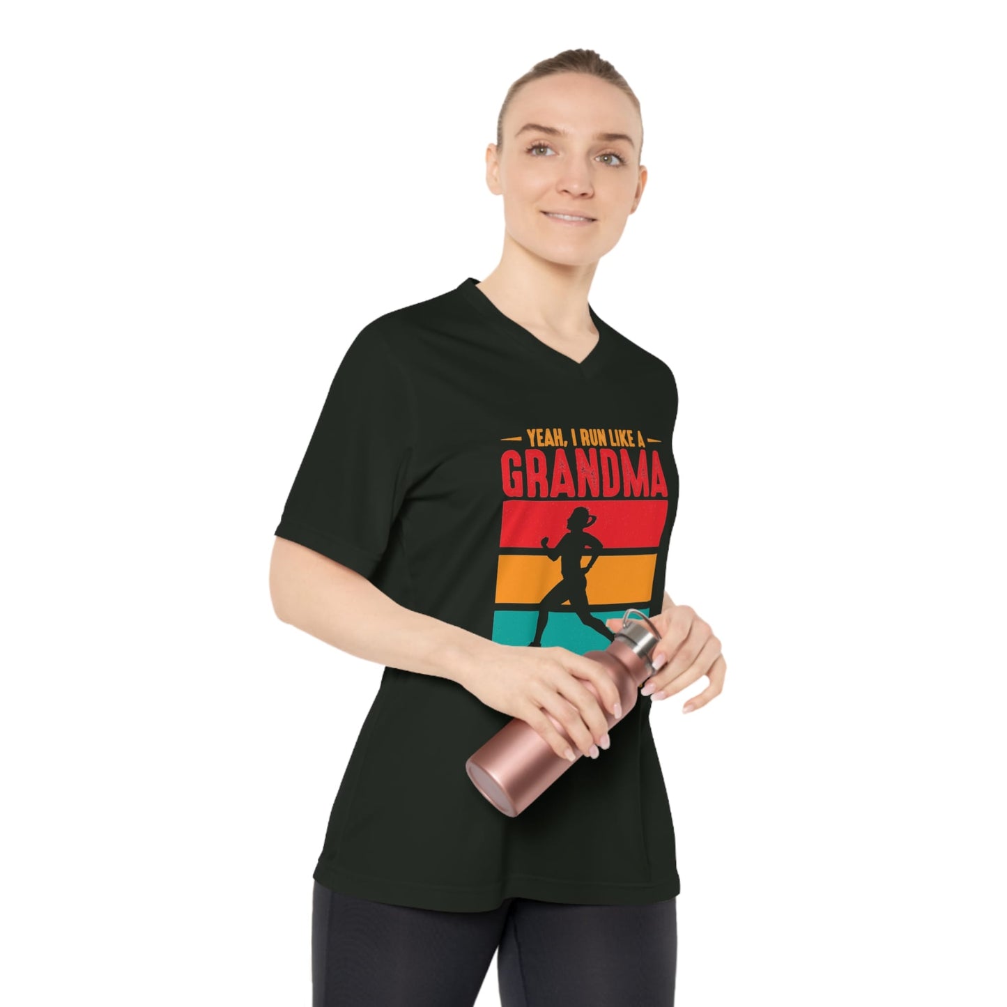 Grandma Women's V-Neck Tech Tee