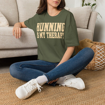Running Is My Therapy T-Shirt