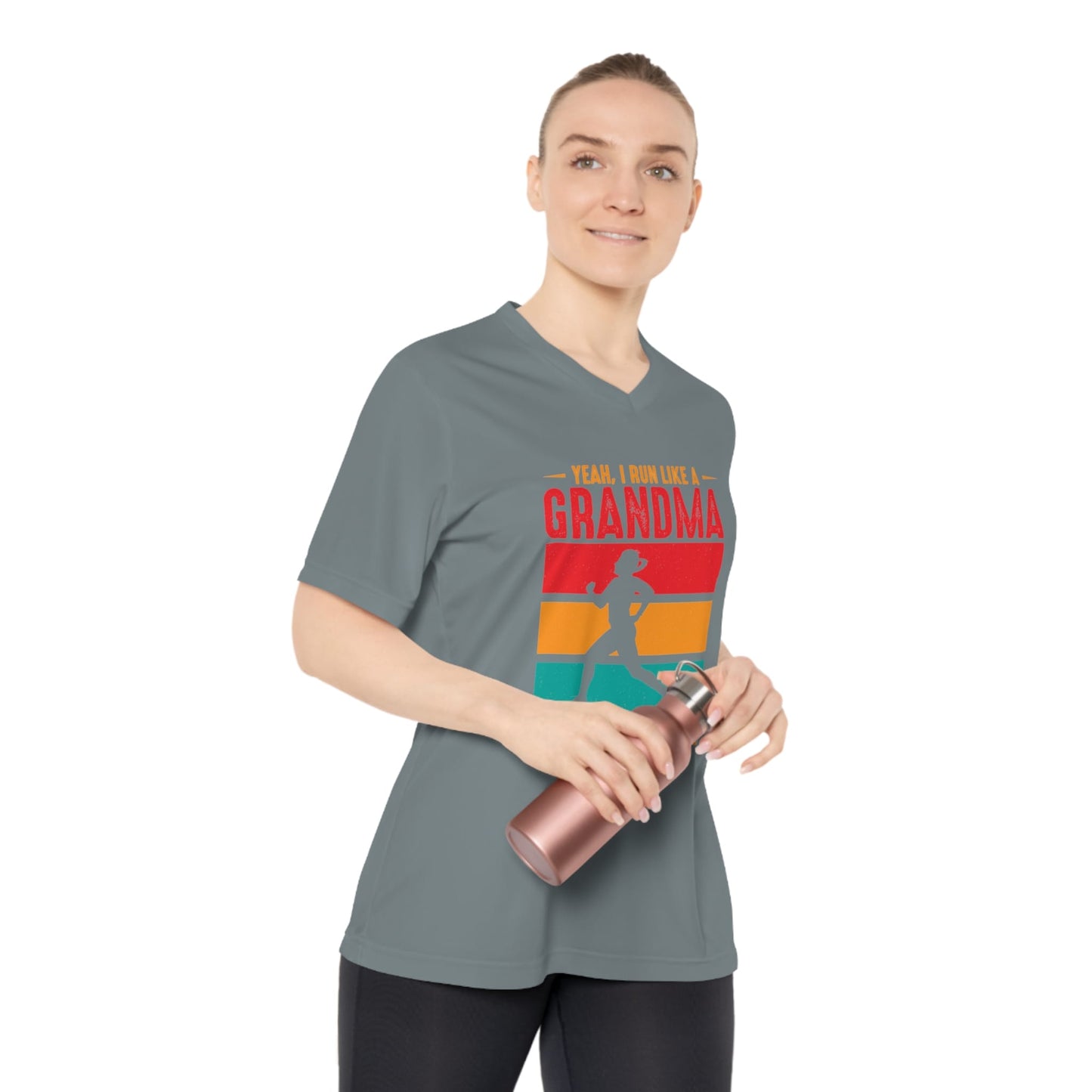 Grandma Women's V-Neck Tech Tee