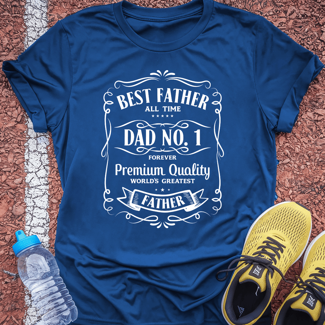 Dad No 1 Tech Tee