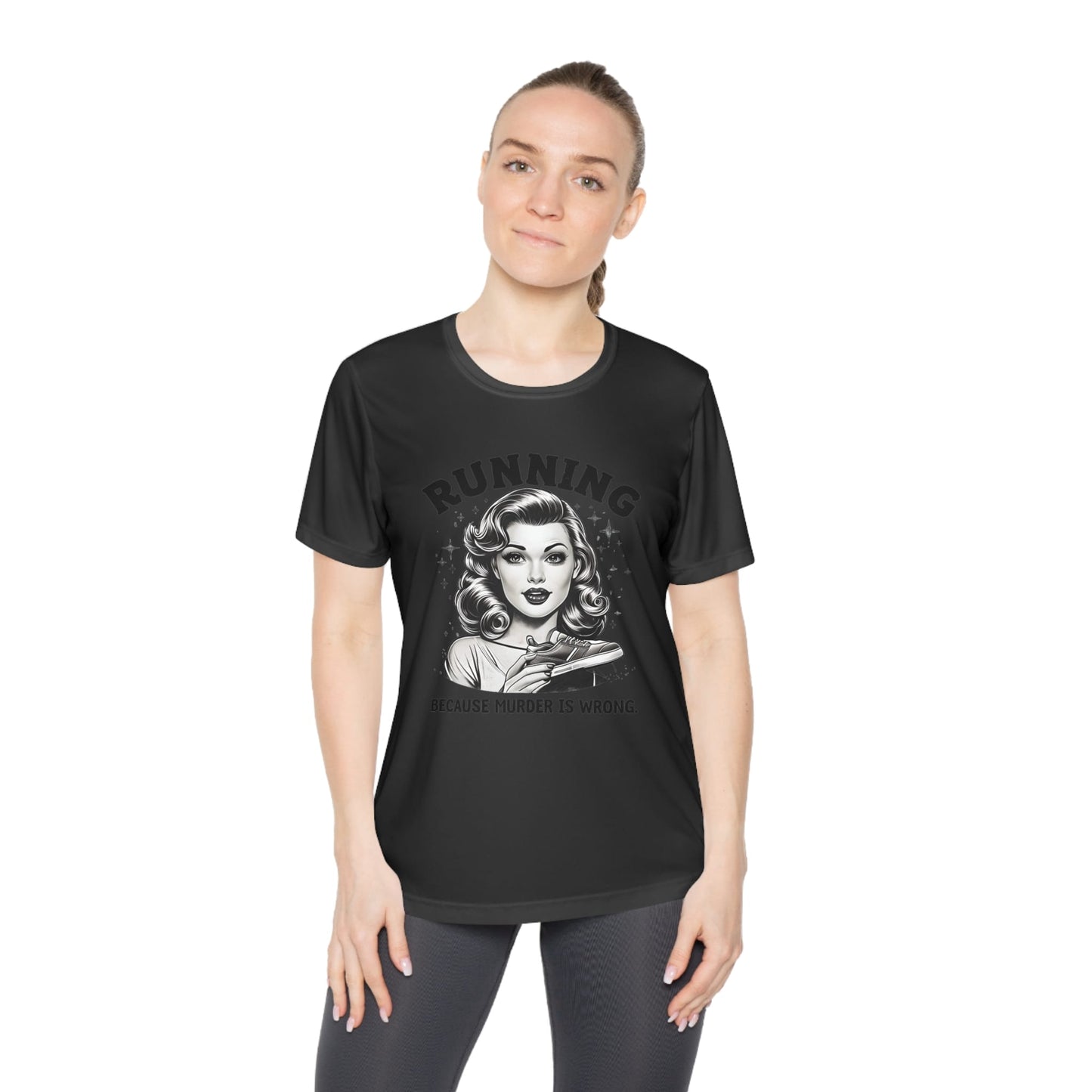 Murder is Wrong Women's Tech Tee