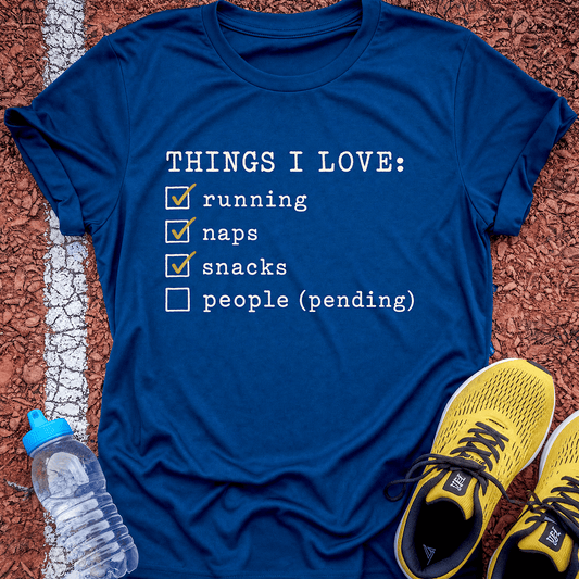 Things I Love T-Shirt - Royal