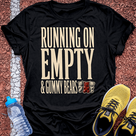 Running on Empty T-Shirt - Black