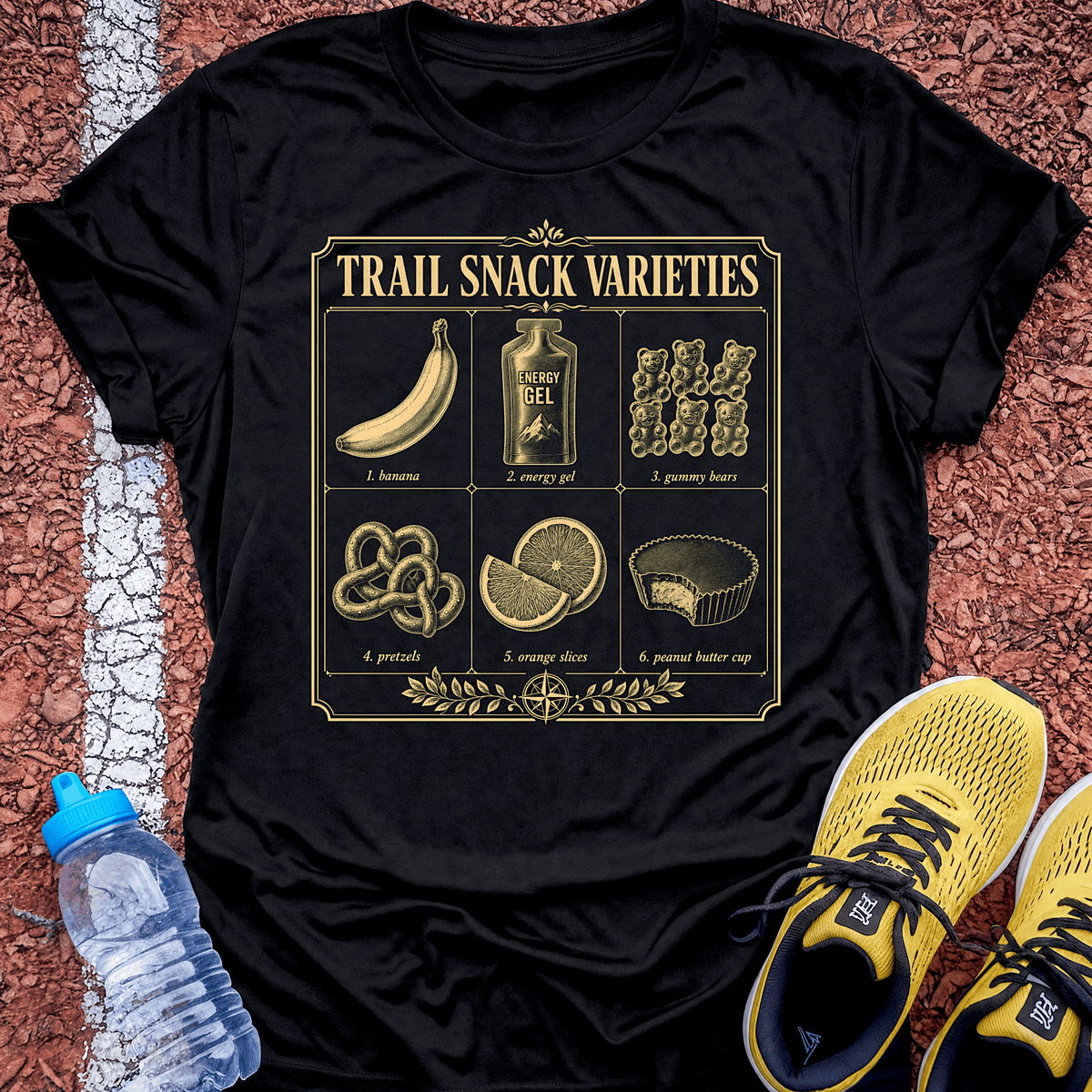 Trail Snacks T-Shirt - Black