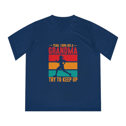 Grandma Women's V-Neck Tech Tee