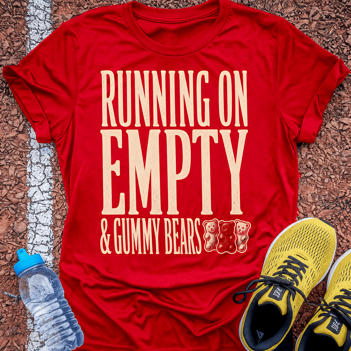 Running on Empty T-Shirt - Red