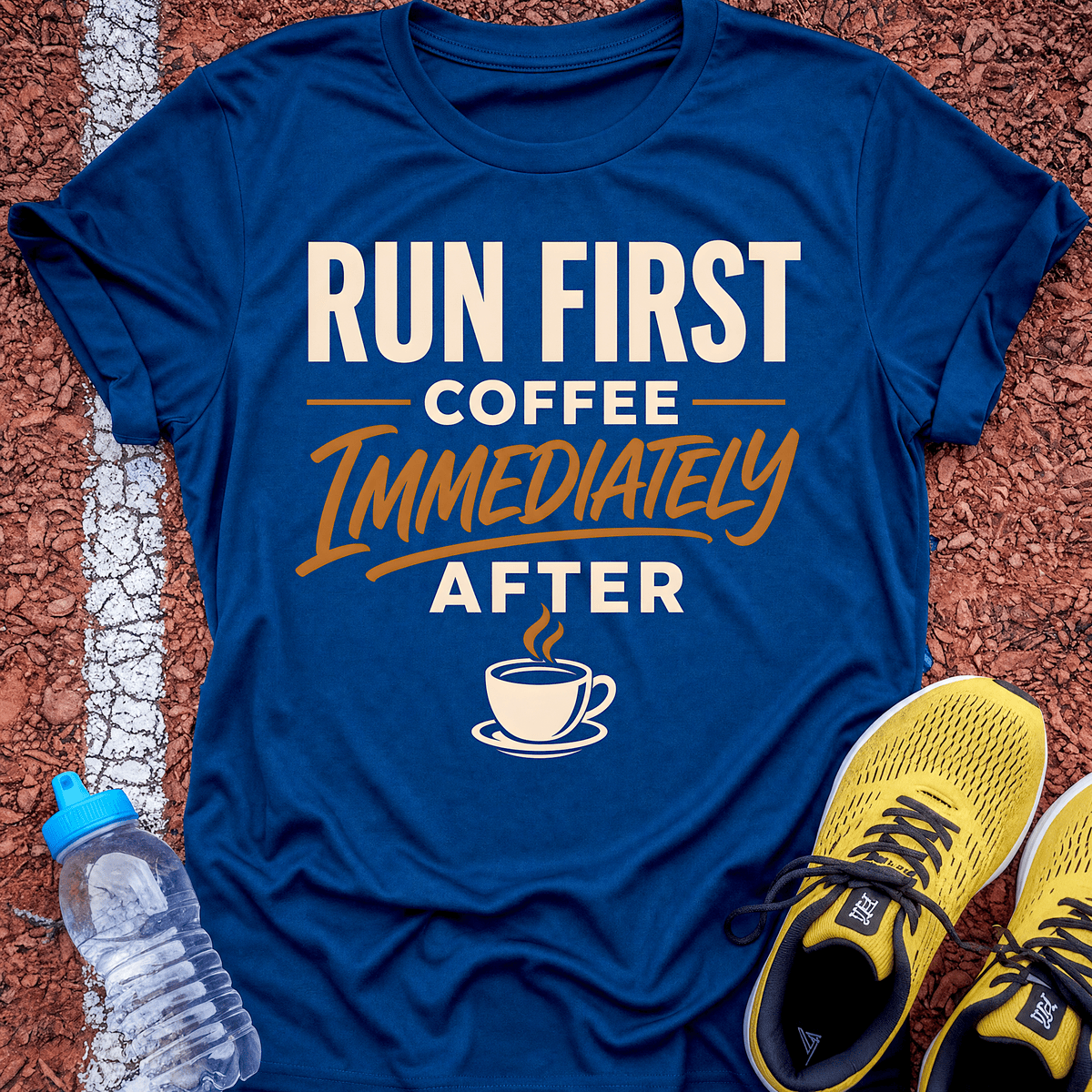 Run First, Coffee Immediately After - Royal