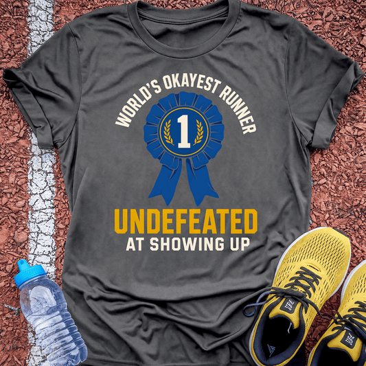 Undefeated at Showing Up - Charcoal