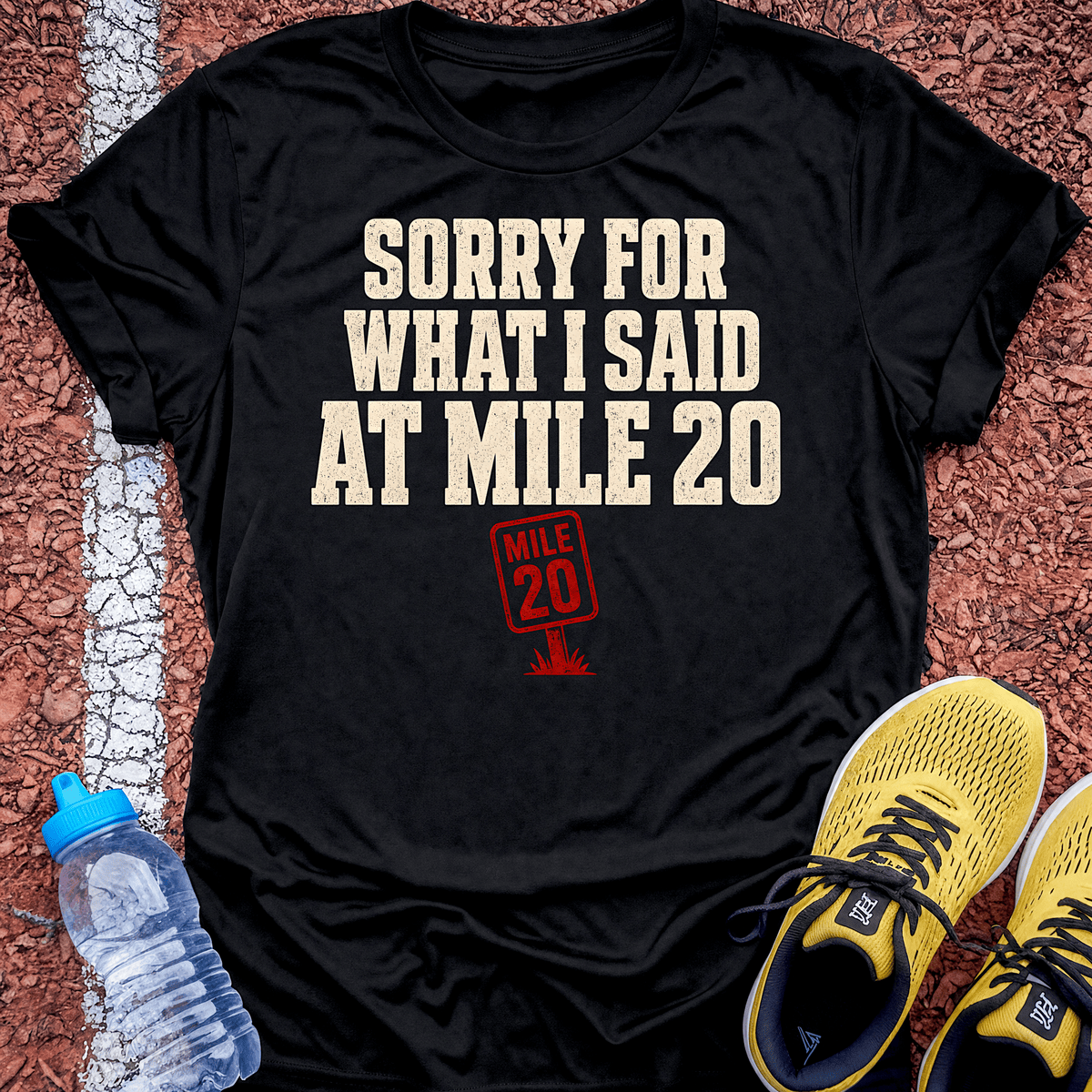Mile 20 T-Shirt - Black