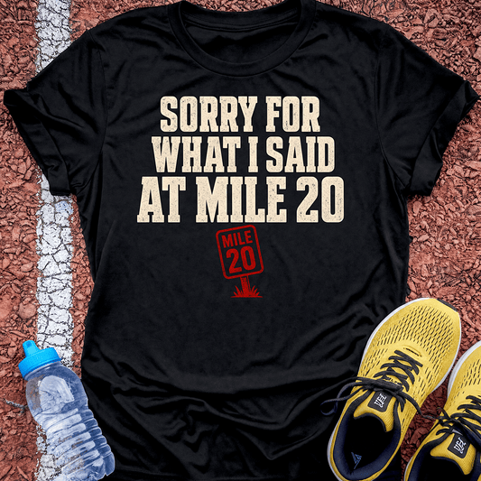 Mile 20 T-Shirt - Black