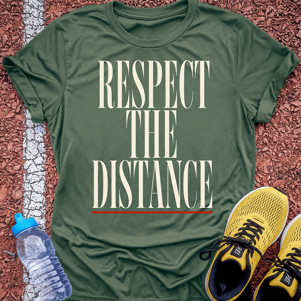 Respect the Distance - Military Green