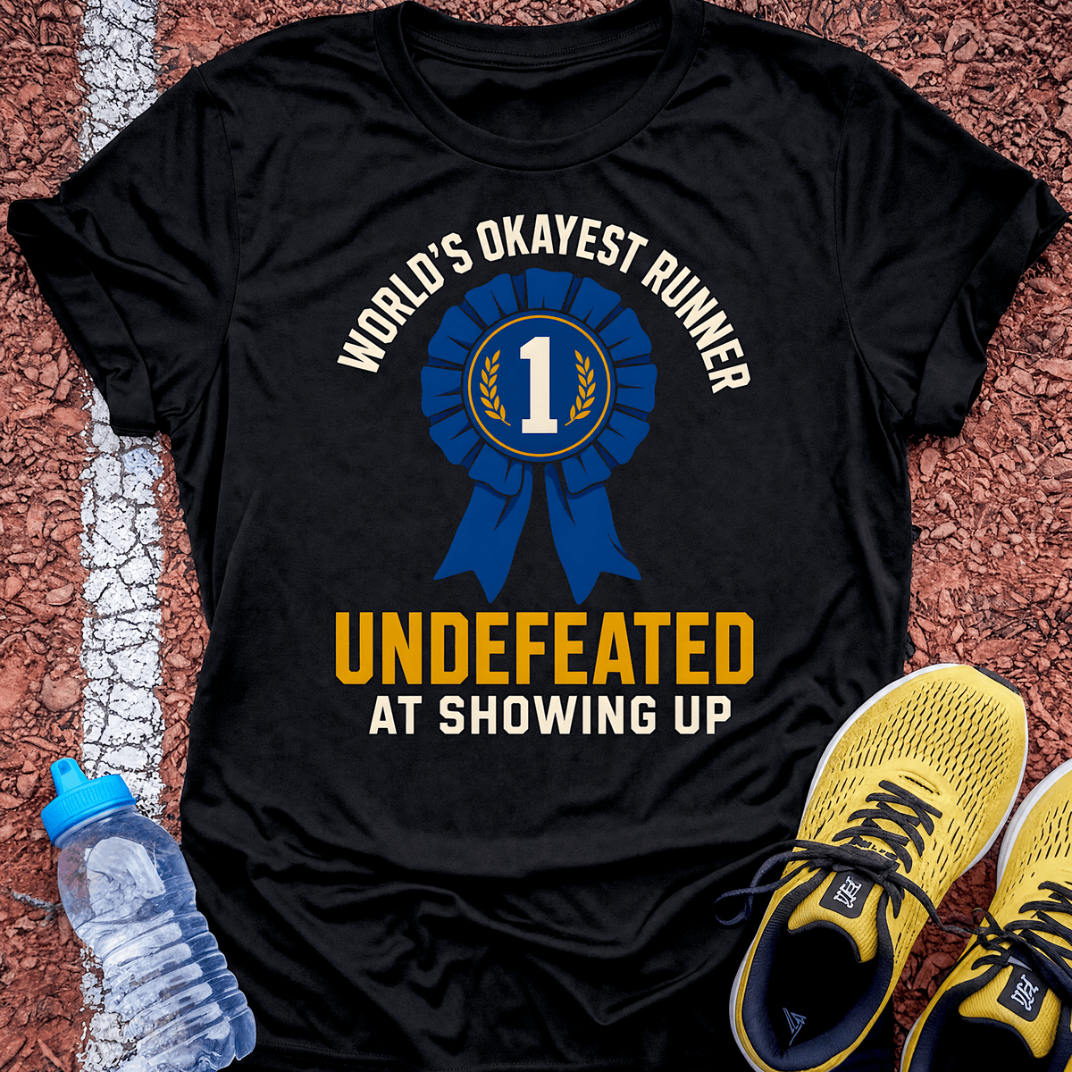 Undefeated at Showing Up - Black
